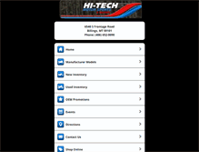 Tablet Screenshot of hi-techmotorsports.com